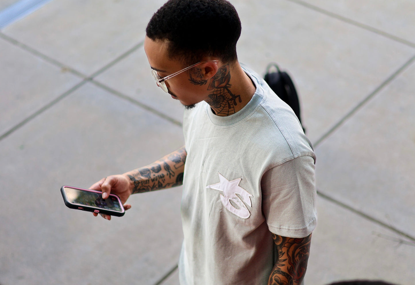 Distressed Logo Shirt