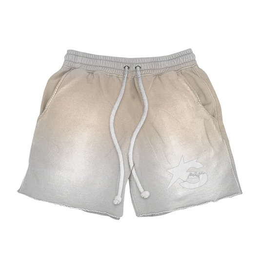 Distressed Logo Shorts